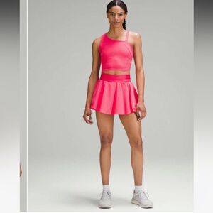 Lululemon Court Rival High-Rise Skirt Lip Gloss pickleball tennis yoga running